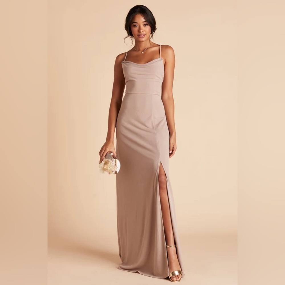 NWT Birdy Grey Ash Dress in Crepe Taupe